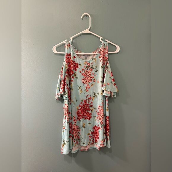 NWOT … WHITE BIRCH “Size: L” Cold Shoulder Top / Blouse - Picture 1 of 3